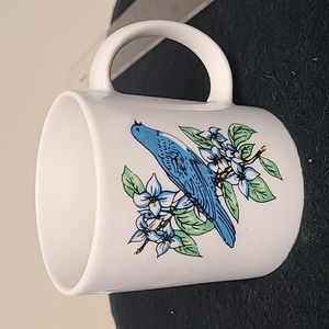 Vintage Floral Bird Mug